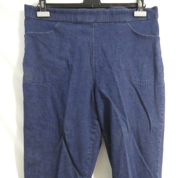 CROFT & BARROW | large stretch average | Blue Slip-On Denim | NWOT - Picture 6 of 14
